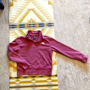 The North Face 3/4 zip sweatshirt